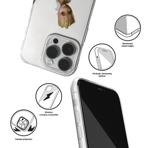 Ert Group Mobile Phone Case For Apple Iphone 14 Pro Original And Officially Licensed Marvel Pattern Groot 005 Optimally Adapted To The Shape Of The Mobile Phone, Partially Transparent #TOP2