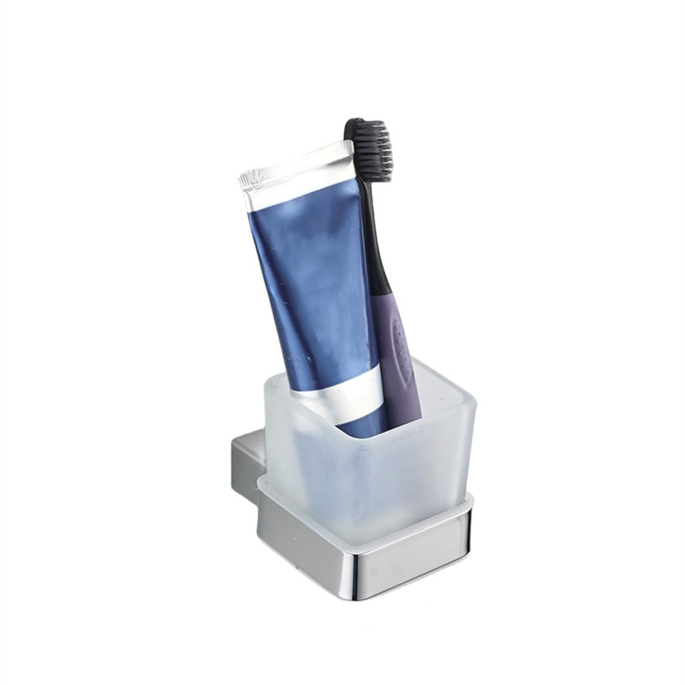 Juego de Accesorios para baño, toallero Cromado, Barra, Gancho para Bata, Estante, Soporte para Papel de Seda, Soporte para Cepillo de Dientes, Accesorios de baño, Soporte para Cepillo de Dientes