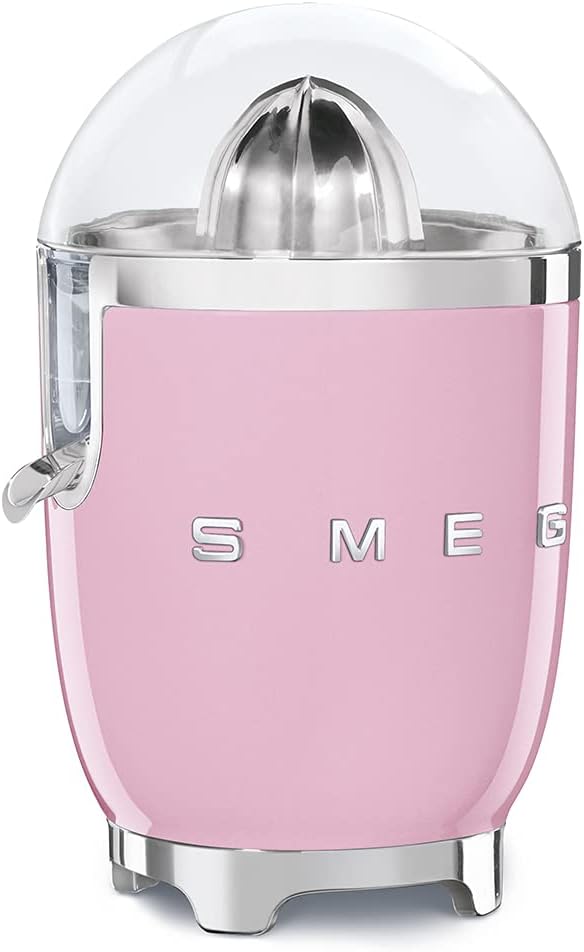Smeg CJF01PKUS Citrus Juicer, One Size, Pink Home & Kitchen