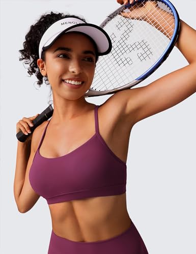 Image of BAYDI Clouduxi Y Back Sports Bra for Women - Padded Racerback Spaghetti Strap Low Impact Workout Yoga Bra, A-C Cups