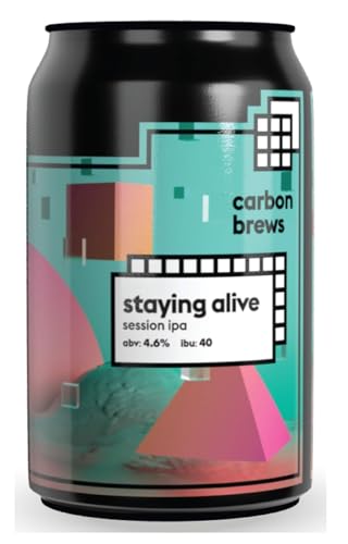 カーボンブリュース ステイイングアライブ [ 輸入ビール セッションＩＰＡ 4.6% 香港 330ml 缶 ]のサムネイル