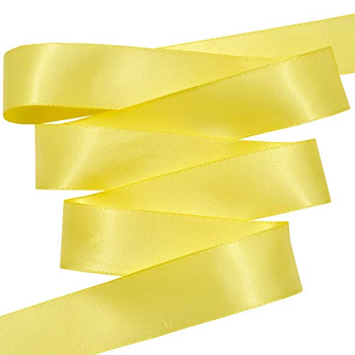 Image of Morex Ribbon 08822 /50-640 Ribbon, 7 /8 inch x 50 Yd, Lemon