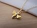 14k Gold Filled 3D Bumblebee Necklace – Dainty Bee Charm Jewelry, Handmade