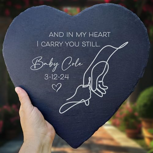 Miscarriage Memorial Gift, Baby Loss Remembrance Stone, Personalized Infant Memorial