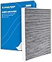 PHILTOP Cabin Air Filter, Replacement for CF12211 Q5 Q7 A4 A5 A6 Quattro SQ5 Q8 S4 S5 A7 Sportback RS5, Premium ACF080 Cabin Filter with Activated Carbon Filter Up Dust Pollen Odor