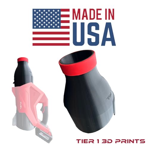 Tier 1 3D Prints Car Drying Nozzle for Milwaukee M18 Fuel Gen III Single Battery Leaf Blower (3017-20) - Thumbnail 7