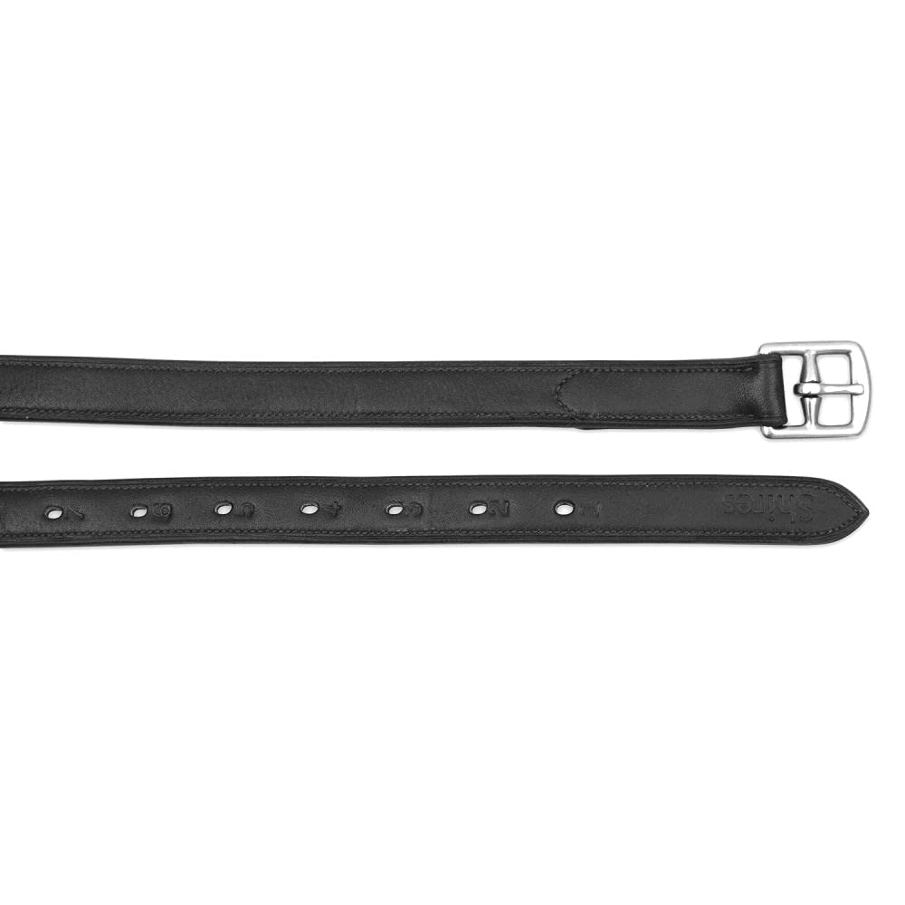 Shires Blenheim Non Stretch Stirrup Leathers 48"x1" Black