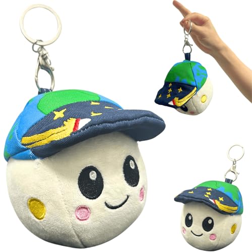 PYBHMYTR Artemis 2 Rise Plush Keychain Artemis II Moon Mission Plushies with Embroidered Hat Collectible Rise Stuffed Animals for Fans (Rise Keychain)