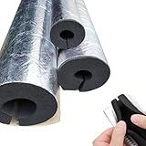 Generico Isolante per Tubature in Resistente All'umidità Tubo Isolante in Schiuma 16mm 20mm 27mm 34mm 43mm 60mm 76mm 110mm 219mm Isolante per Tubi Condizionatore(ID20mm*T10mm*90cm)