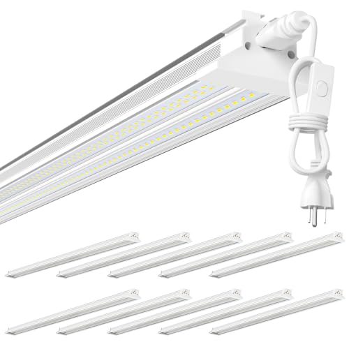 ELEKICO 8ft LED Shop Light Linkable Garage Lighting