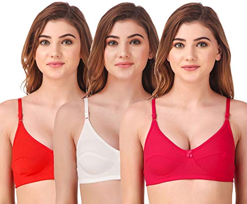 Image of Fasense Women's Wire Free Non Padded Cotton Bra