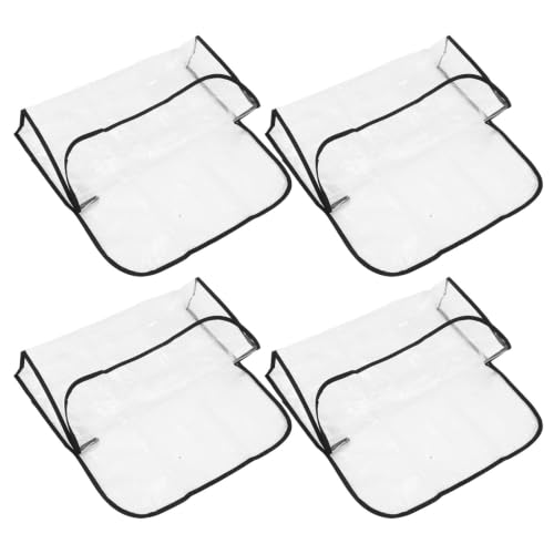 Cubiertas para silla de peluquería transparentes de 50x44x11cm 2