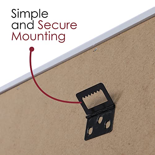 Houseables Picture Frame Collages, Magnetic Picture Boards Display, 20” X 20”, Light Rustic Wood, Hanging Photo Board, W/Clips, 10 Magnets, For Polaroids, Postcards, Memo, Art, Dorm, Wall, Bulletin #TOP6