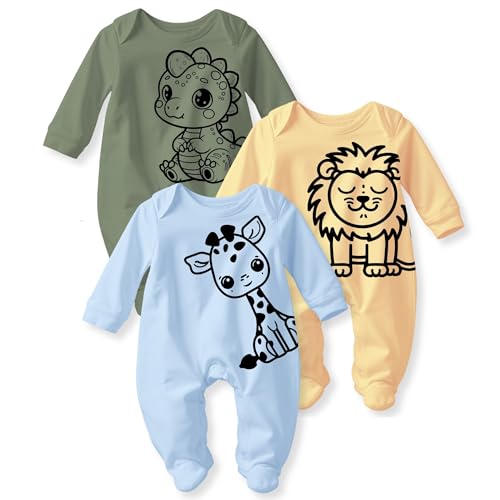 Image of minicult Set of Cotton Unisex Front Open T-Shirt with snap Buttons Pack 5 jhabla