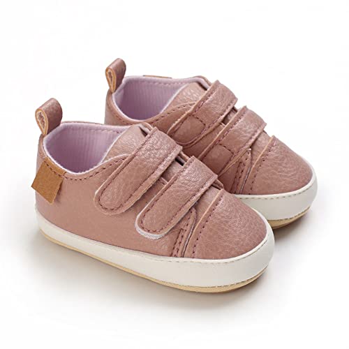Image of Clowora Baby Boys Girls Shoes Non-Slip Rubber Sole Sneakers Infant First Walking Toddler Crib Shoes Newborn Loafers Flats.