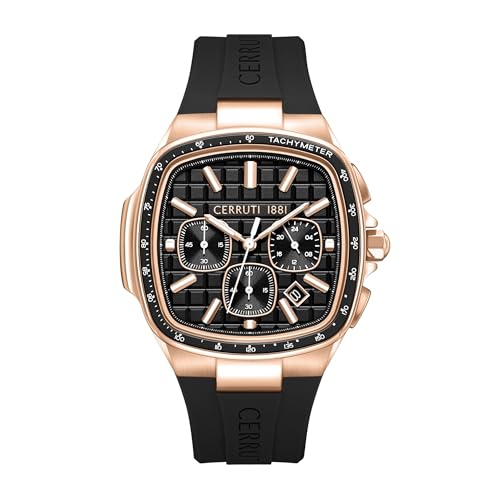 Chronographe Cerruti 1881 Casale boîtier acier luxe et élégance 44 mm