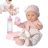 cocoline Realismo perfecto: con una apariencia sorprendentemente realista, esta muñeca para niños pequeños renacidos es una belleza irresistible. Su aspecto encantador se amplifica por ropa brillante y lindos patrones que lo convierten en una adición moderna y elegante a cualquier colección.