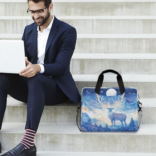 Bolso portátil con asa y correa para laptop 15.6 pulg miniatura 3