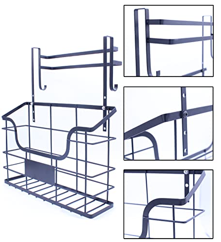 Yeebeijim Over The Cabinet Door Organizer 3 Pack, Kitchen Cabinet Organizer Wall Mount Storage Basket For Cutting Board, Grid Storage Basket Holder Rack For Kitchen Pantry Bathroom #TOP6