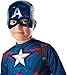 Rubie's 39217NS Marvel Avengers Capitan America Deluxe - Maschera per bambini, accessorio per bambini, taglia unica