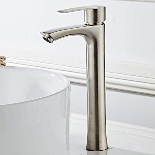 Robinet de cuisine mitigeur évier en acier avec grand bec - 4