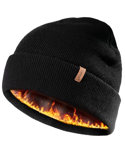 FURTALK Men's Fleece Lined Beanie