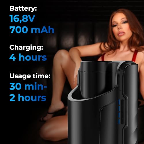 Image of KIIROO Keon Automatic Male Masturbator with Stroker Sleeve, App Control, Wi-Fi & Bluetooth, Hands-Free Design, Up to 230 Movements Per Minute, Interactive USB Rechargeable Device