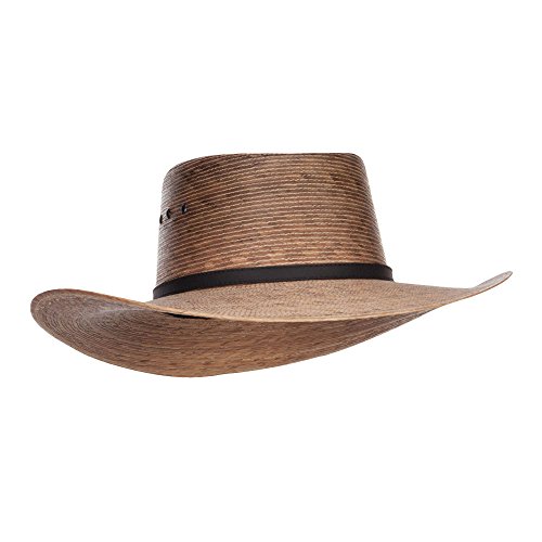 Men's Palm Braid Gambler Hat - Dk Natural L #TOP3