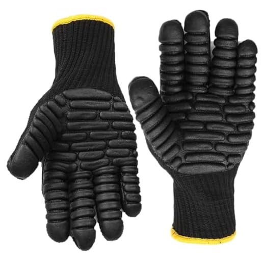 Shock Absorbing Anti-Vibration Work Gloves