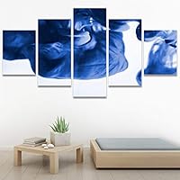 SIGNWIN 5 Panel Canvas Wall ArtAbstract Colorful Decorative ElementsModern Artwork for Home Decorations Ready to Hang - 60