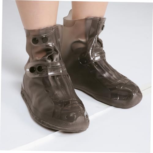 Cubrecalzados reutilizables para hombre y mujer de Toddmomy, protectores contra la lluvia, cubiertas ligeras y resistentes a rasgones para uso al aire libre en días lluviosos miniatura 4