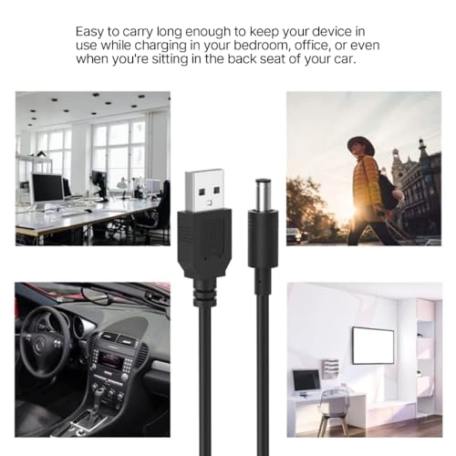 Cable de alimentación USB a CC de 5 V para organizar los cables de tus cámaras 3