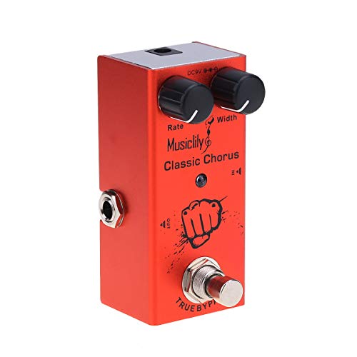 Musiclily Basic Mini Guitare électrique Pédale Adaptateur DC 9V Alimenté True Bypass, Classic Chorus - Les Beatles, Paul McCartney, John Lennon, RIngo Starr, George Harrison Musiclily Basic Mini Guitare électrique Pédale Adaptateur DC 9V Alimenté True Bypass, Classic Chorus – Image 6