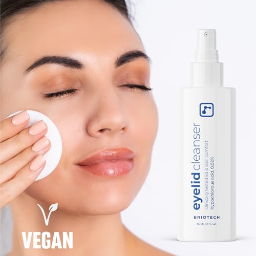 image for BRIOTECH Eyelid Cleanser, Hypochlorous Acid Spray, Lid & Eyelash Clean