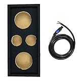 QPower Car Audio Subwoofer Enclosure Box Chuchero – Solid MDF Construction – Compatible with 8-Inch Midrange Speakers and 3-Inch Tweeters