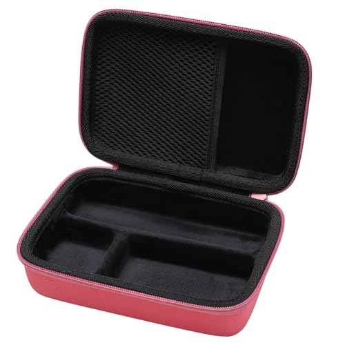 Image of L LTGEM Hard Travel Carrying Case for Sony ZV-1F / ZV-1 / ZV-1 II Digital Camera, Fits Vlogger Accessory Kit Tripod and Microphone, Magenta+Black
