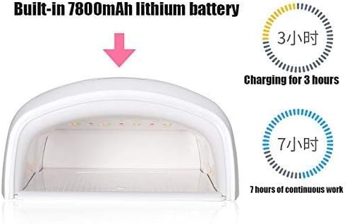 Nail Lamp 48W UV LED Nail Dryer, Painless Curing Lamp with Automatic Sensor, LCD Display, Memory and Pause Timer Function for Fingernail & Toenail Gel Polish