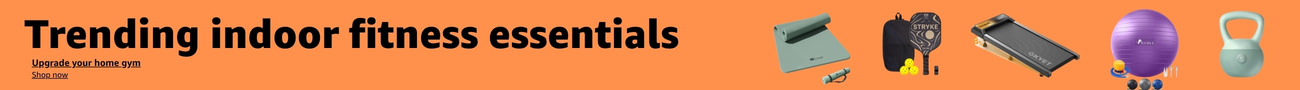 Trending indoor fitness essentials 
Upgrade your home gym
Shop Now