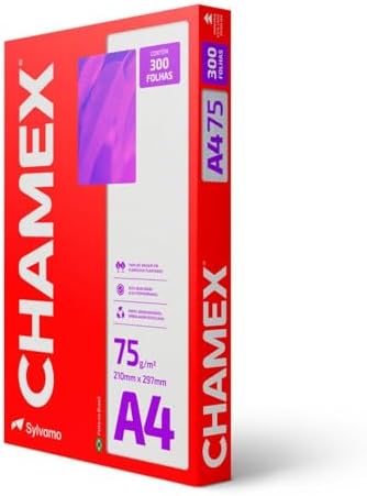 Papel Sulfite, Chamex, A4, 75 ...