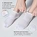 inhees 8/12Pairs Ankle Socks Women's and Men Thin Athletic Running Cotton Low Cut No Show Socks
