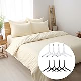 8 Heavy Duty Bed Sheet Clips for Bedding, Bed Sheet Grippers Bed Sheet Fasteners Clips, Triangle Fitted Sheet Clips Straps, Adjustable Bed Sheet Straps, Elastic Mattress Cover Bed Sheet Suspenders - Image 6