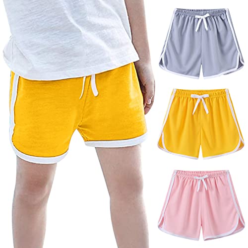 Girls Soccer Shorts Toddler Athletic Running Dolphin Active Gym Workout Shorts Kids Cotton Drawstring Dance Yoga Pants