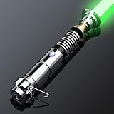 Lightsaber Motion Control Dueling Light Saber, 12 RGB Colors 16 FX Sound Fonts, Pro Lightsabers for Adults, Light Sabers for Kids, Smooth Swing Premium Hilt Force FX Lightsaber Toy Cosplay Gifts