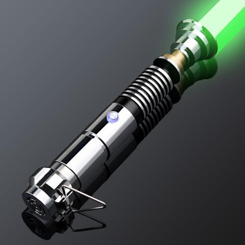 Lightsaber Motion Control Light Saber - Dueling Lightsaber for Adults Christmas Halloween Cosplay Birthday Gifts,Light Sabers for Kids,Smooth Swing 16 Sound Fonts Premium Hilt Pro Force FX Lightsabers
