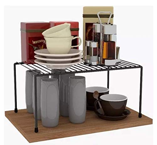 Kit Organizador de Armário para Cozinha - 7 Peças (Preto)