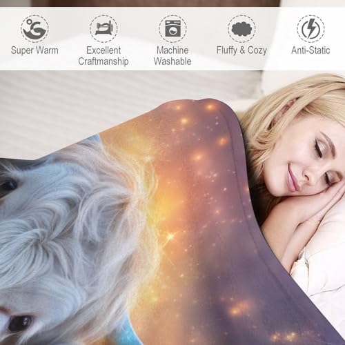 Couverture en flannel vache cadeau cocooning original et doux - 4