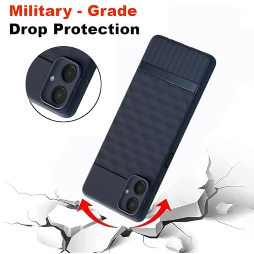 Image of Shockproof Case for Samsung Galaxy A06 5G / A06 4G | Full Camera Protection | TPU Flexible Back Cover for Samsung Galaxy A06 5G / A06 4G (Steel Blue)