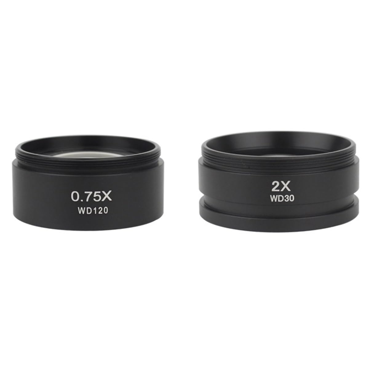 Microscopio WD165 0.5X 0.7X 0.75X 1.5X 2.0X Rosca de Lente Auxiliar 48 mm Lente Barlow for microscopio estéreo(0.75X 2.0X)