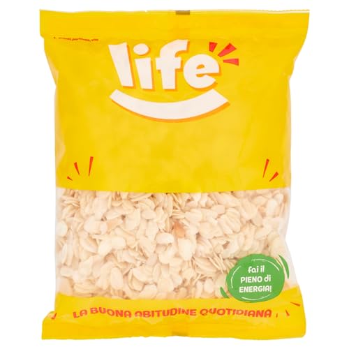 Life Mandorle Affettate 1 kg, Mandorle a Scaglie Pelate Ricche Di Fibre e Vitamine, Frutta Secca, Ideali per Ricette