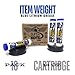 Lithium Grease NLGI 2 EP High Temp – Heavy Duty Multipurpose Blue Lubricant for Industrial, Construction & Automotive Equipment – 14 oz Cartridges – 10 Pack
